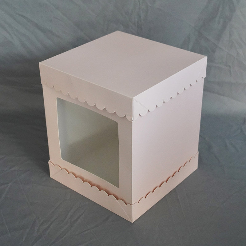 Светло-роза-двоструки поклопац-кутија за торте-02